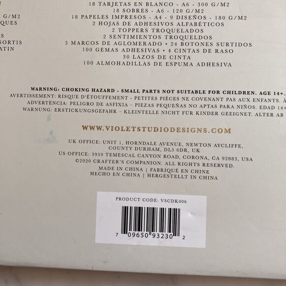 Violet Studio Essentials Collection Ultimate Card Making Kit Over 350 Pieces - Picture 10 of 10